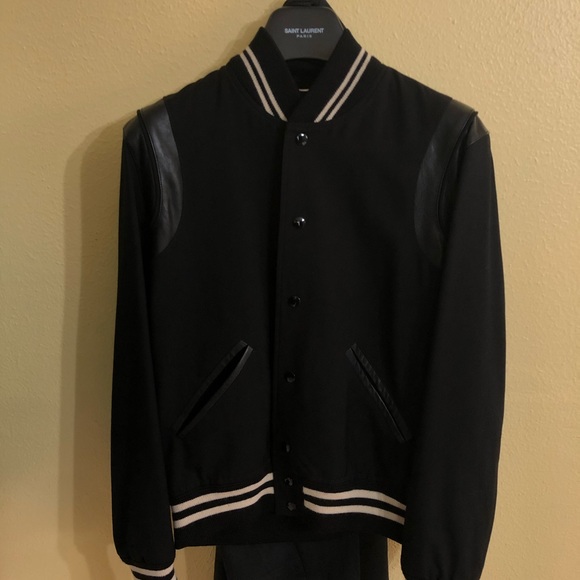 Saint Laurent Teddy Jacket Black Medium - Picture 6 of 14